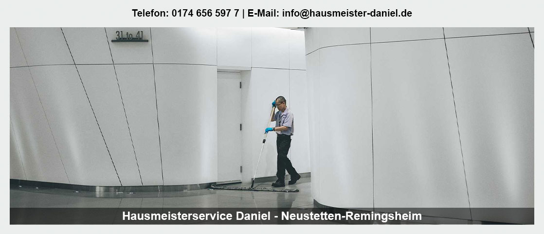 Hausmeisterservice Mössingen - Cezar-Daniel Fieraru: Baureinigung, Treppenreinigung